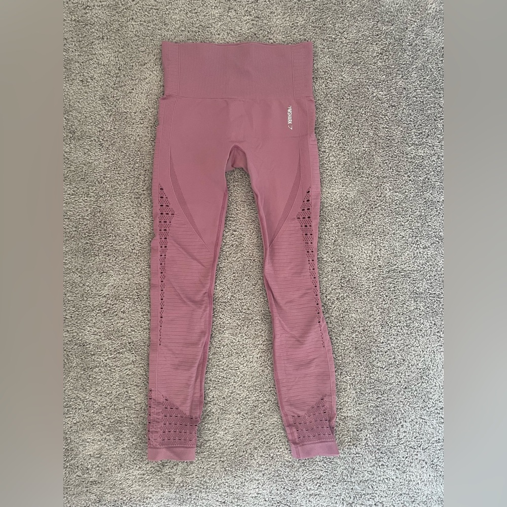 Pink Gymshark Seamless Leggings